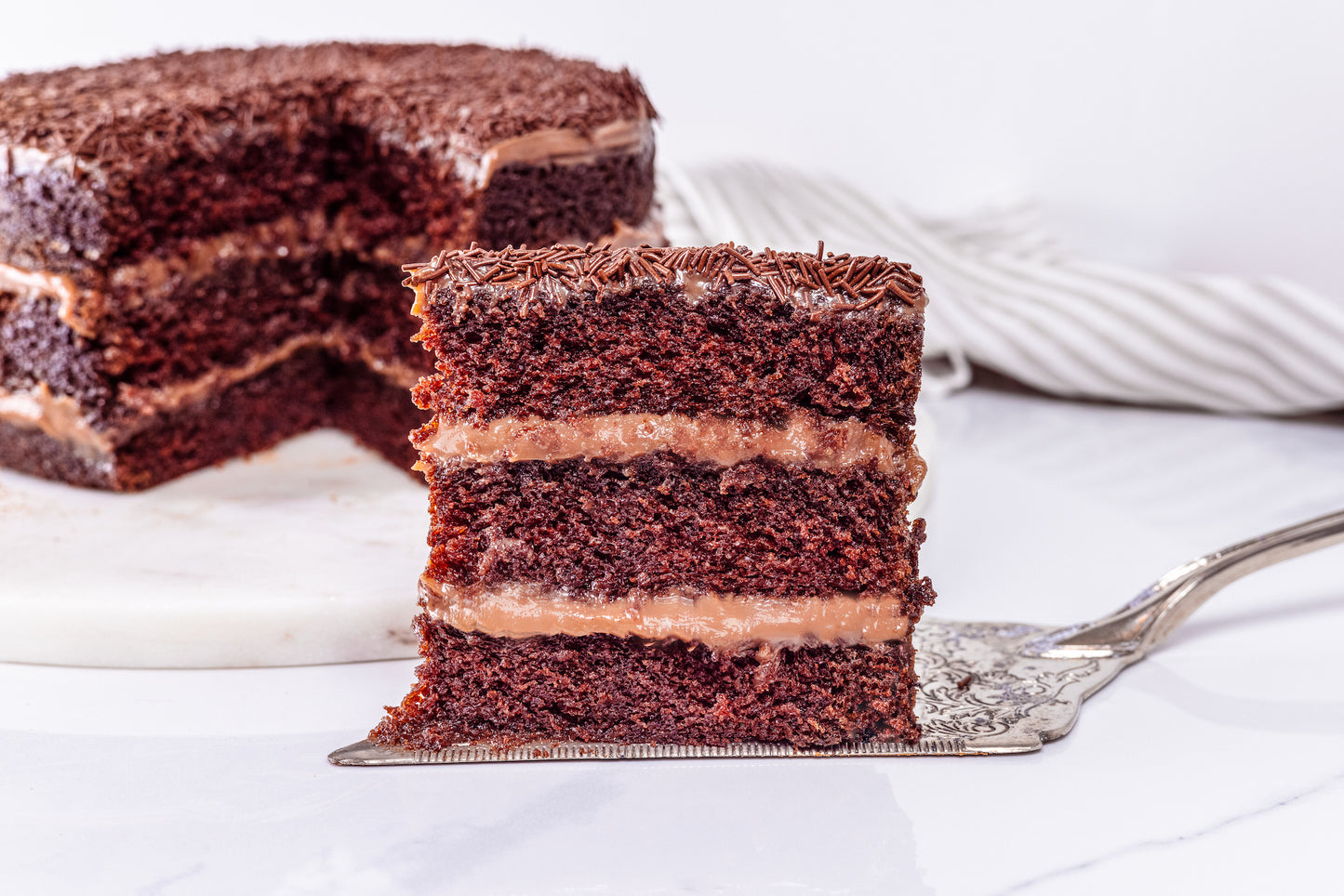 Chocolate Cake with Brigadeiro