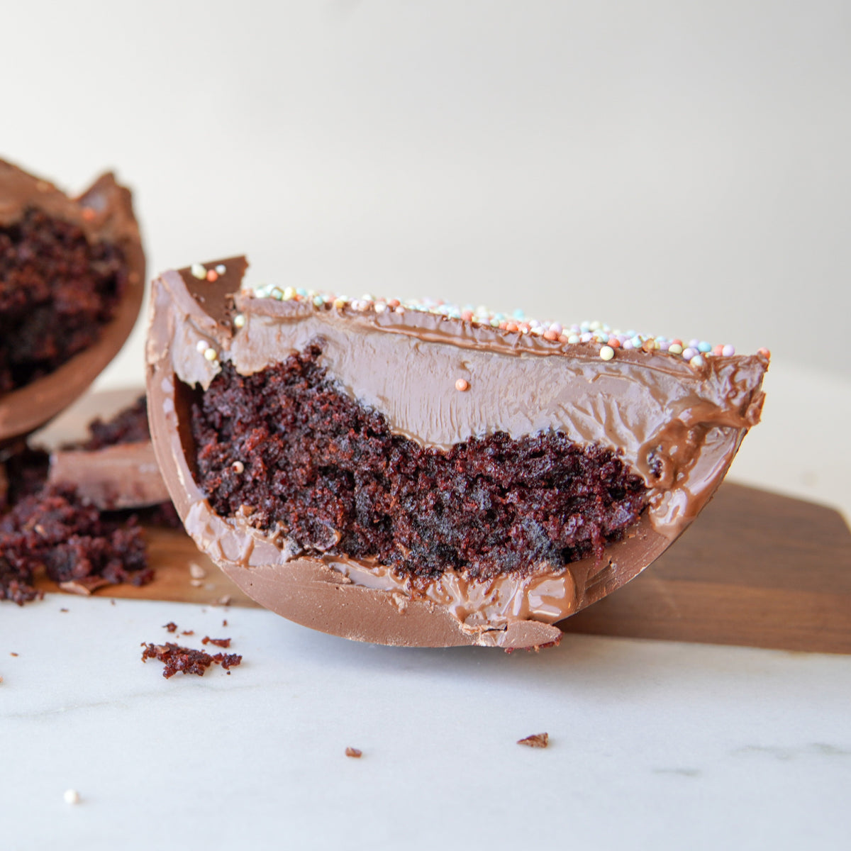 Chocolate Cake Easter Egg